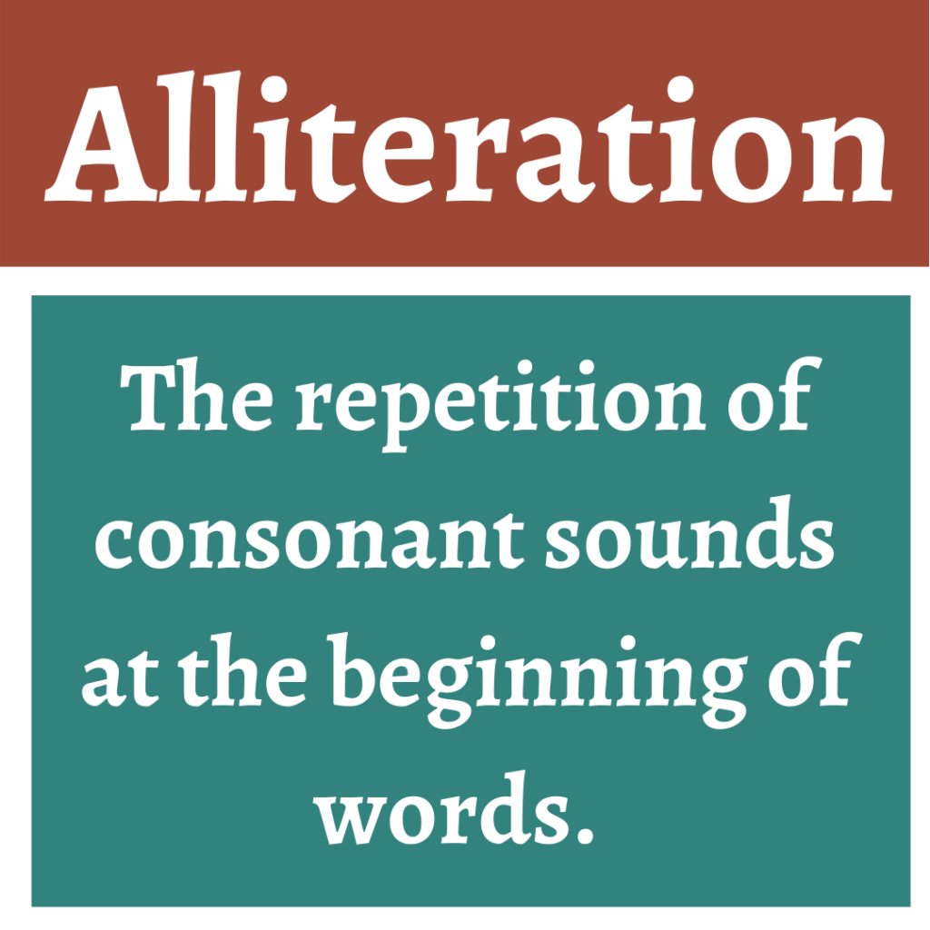What is alliteration
